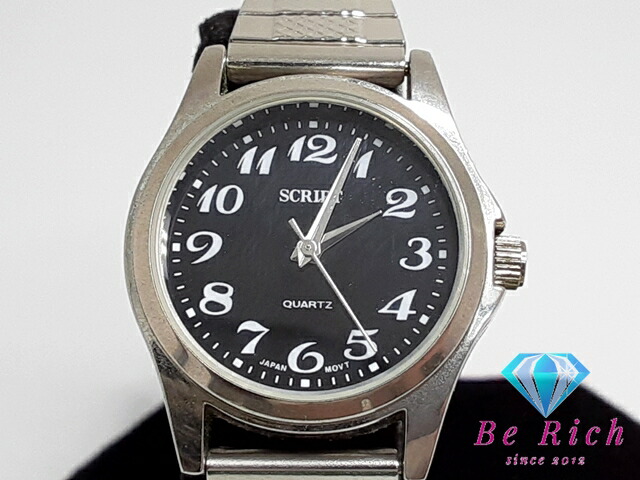 楽天市場】ジェイアクシス J-AXIS スクリプト レディース 腕時計 黒