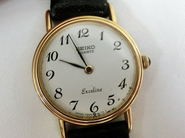 楽天市場】セイコー エクセリーヌ 7320-0070 レディース 腕時計 K14/SS