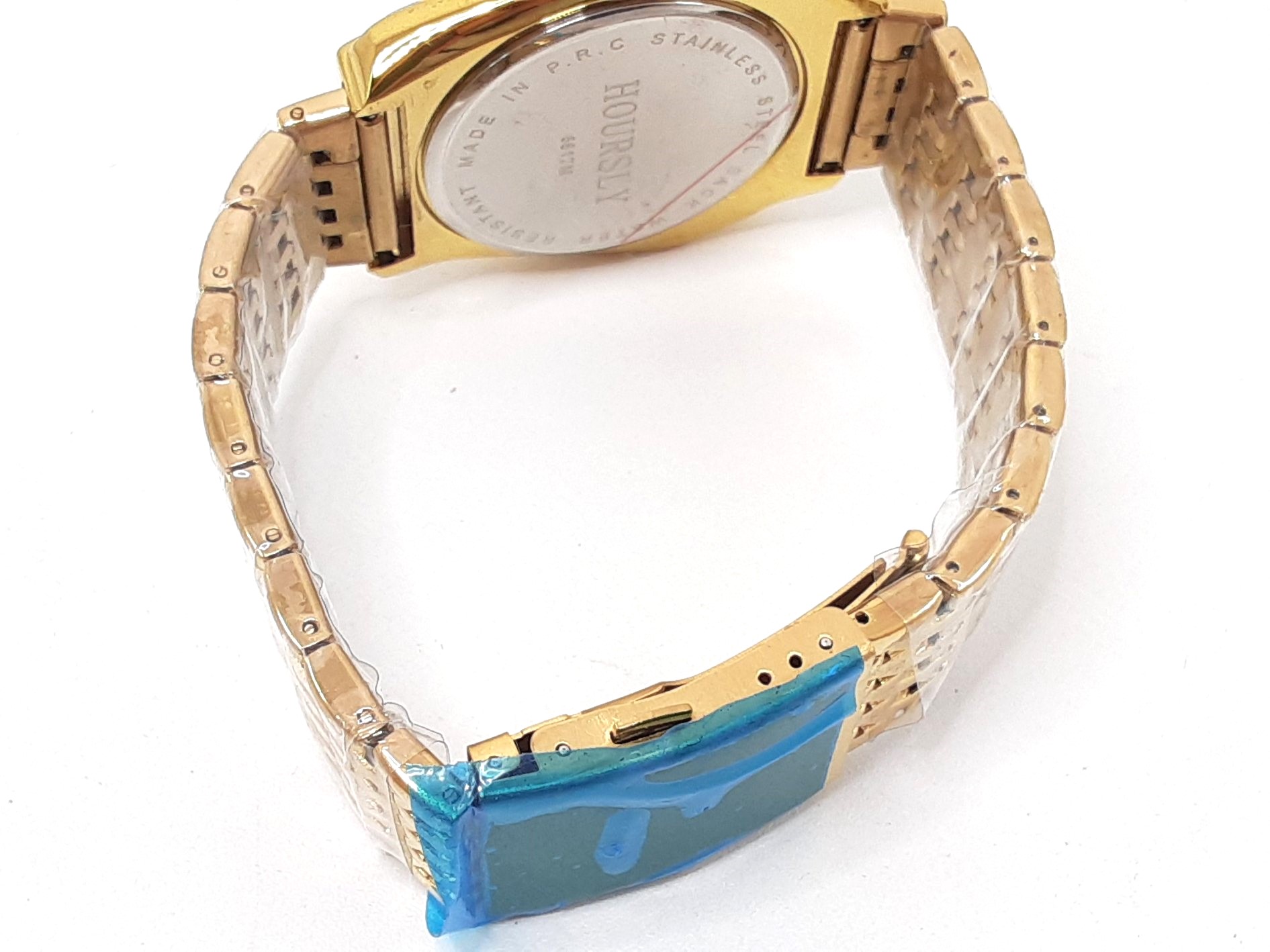 楽天市場】HOURSLY メンズ 腕時計 6617M 黒 ブラック ゴールド SS GP