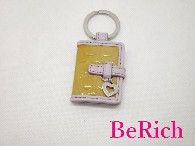 楽天市場】コーチ COACH レザー エナメル 手帳型 キーホルダー