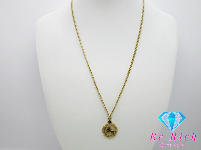 楽天市場】バーバリー BURBERRY ロゴ モチーフ ネックレス ゴールド GP