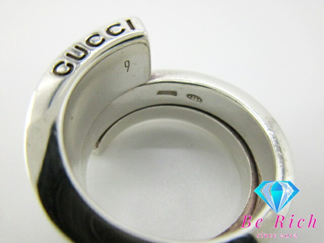 楽天市場】グッチ GUCCI スパイラル G スネーク リング 指輪 9号 SV Ag