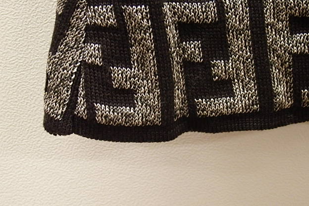 楽天市場】フェンディ FENDI ズッカ柄 ニット ベスト サイズ 40 グレー