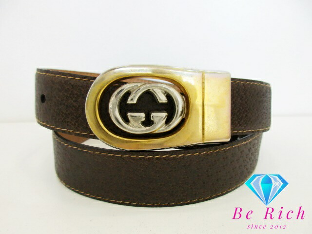 楽天市場】グッチ GUCCI メンズ ベルト インター ロッキング G