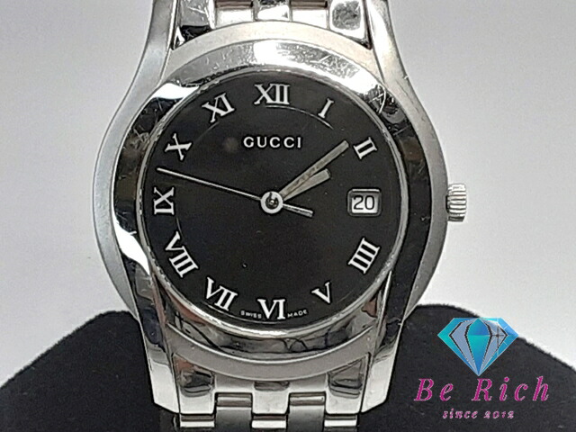 楽天市場】グッチ GUCCI Gクラス メンズ 腕時計 デイト 5500M 黒