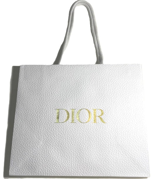 楽天市場】Dior クリスチャン ディオール 限定柄 定番白無地 紙袋