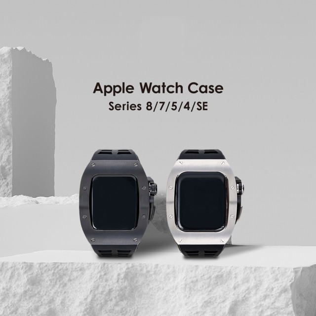 楽天市場】Luxury Apple Watch Case & Belt BR-AWC45SV ラグジュアリー