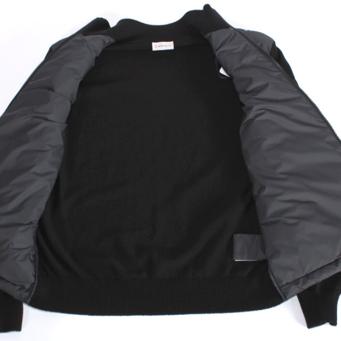 楽天市場】MONCLER モンクレール ニット切替 ダウンジャケット