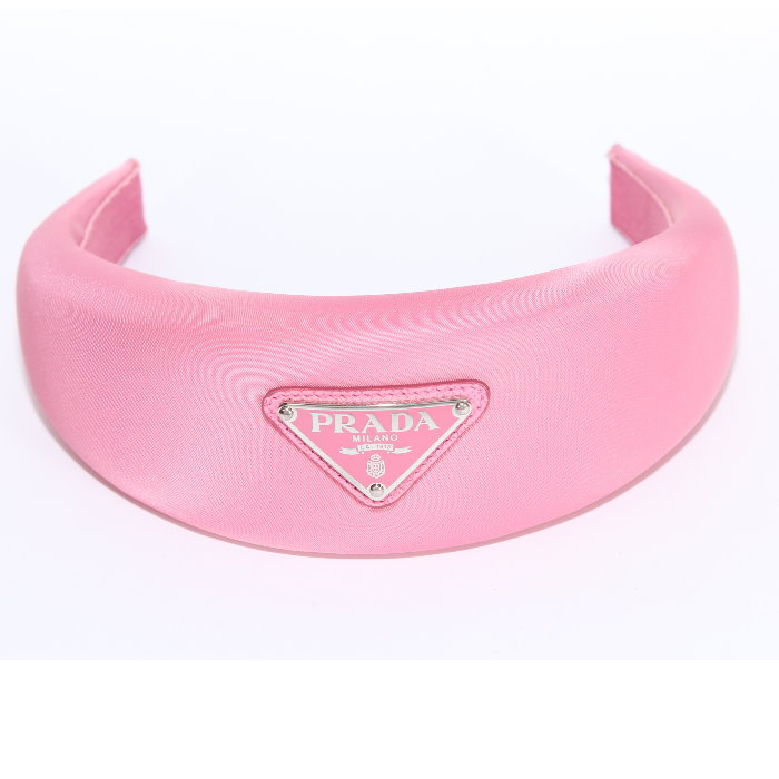 楽天市場】PRADA プラダ 1IH016 カチューシャ レッド/F0011