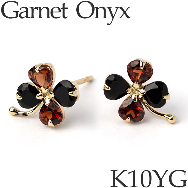 楽天市場】クローバー オニキス（ピアス｜レディースジュエリー