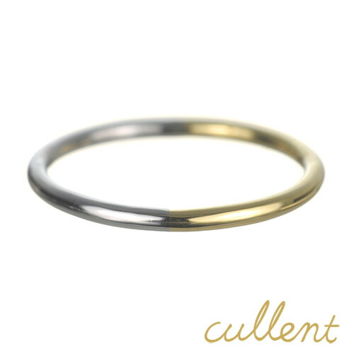 楽天市場】Pt900 K18 リング combination 指輪 地金 石なし 18金 K18