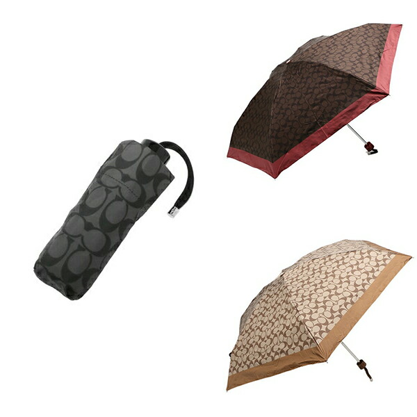 楽天市場】コーチ 傘 アンブレラ シグネチャー ミニサイズ レディース