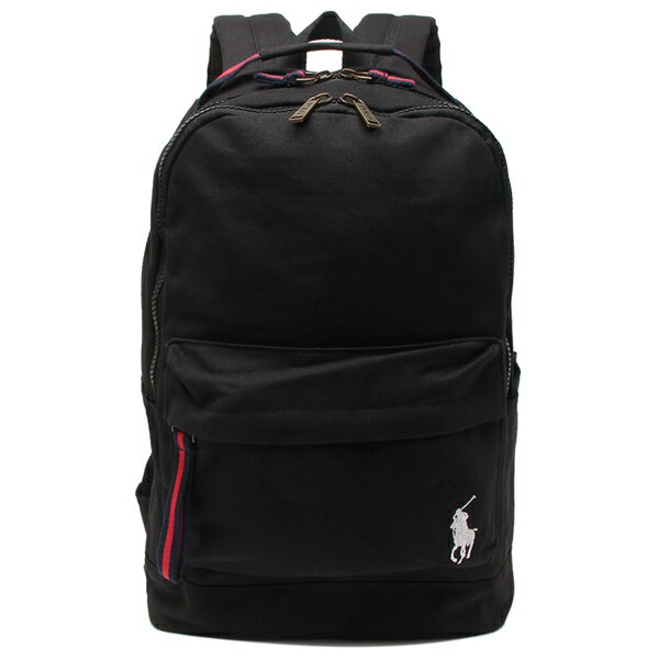 良品】Ralph Lauren リュックサック ミニリュック ナイロン 黒赤 楽天