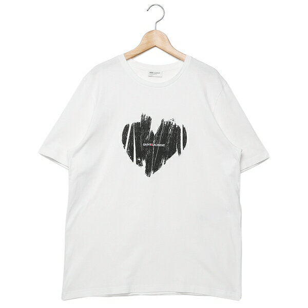 楽天市場】サンローランパリ トップス Tシャツ ロゴ ハート ホワイト