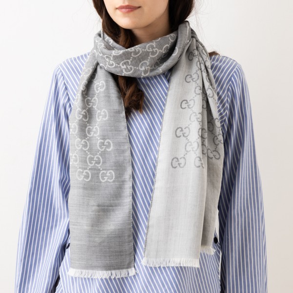 楽天市場】GUCCI グッチ スカーフ ストール レディース GGロゴ シルク