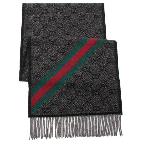 楽天市場】グッチ スカーフ バンダナ ストール グレー メンズ