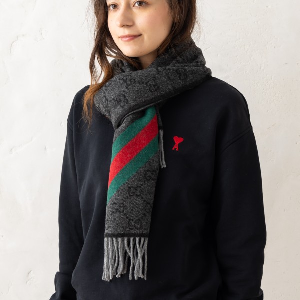 楽天市場】GUCCI スカーフ マフラー ストール メンズ グッチ 570603