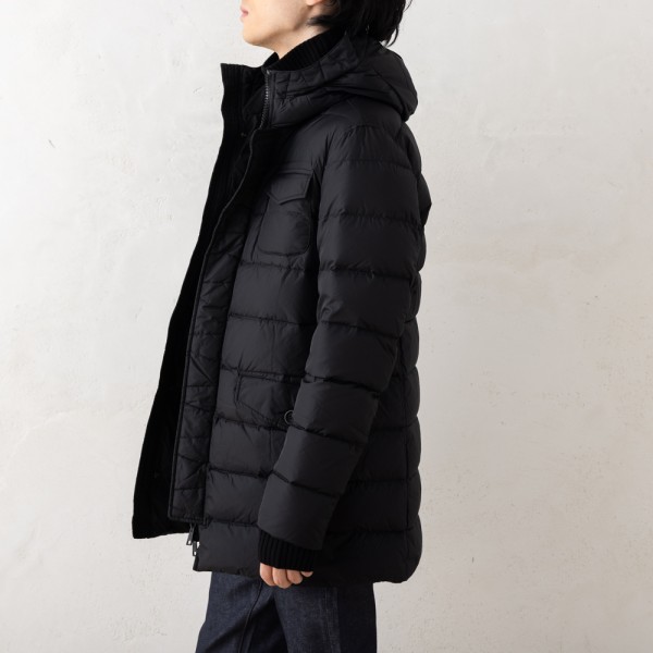 楽天市場】ヘルノ ダウンジャケット コート ブラック メンズ HERNO