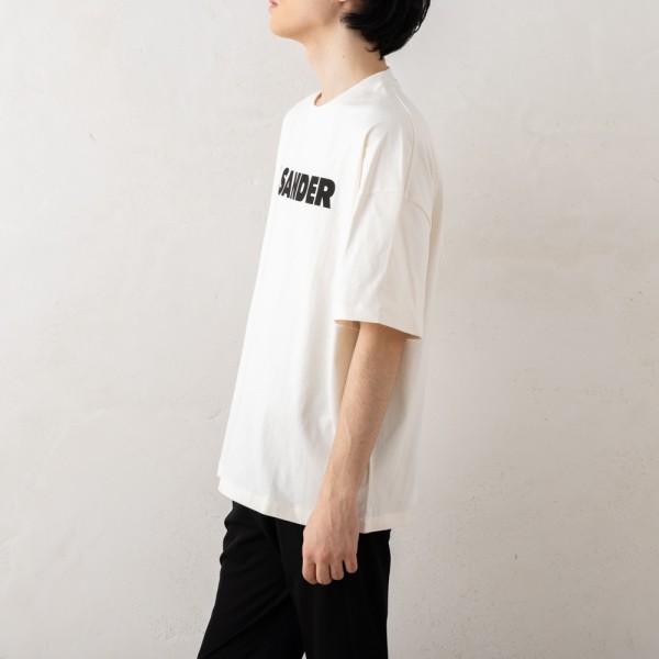 楽天市場】ジルサンダー Tシャツ カットソー ロゴTシャツ ホワイト