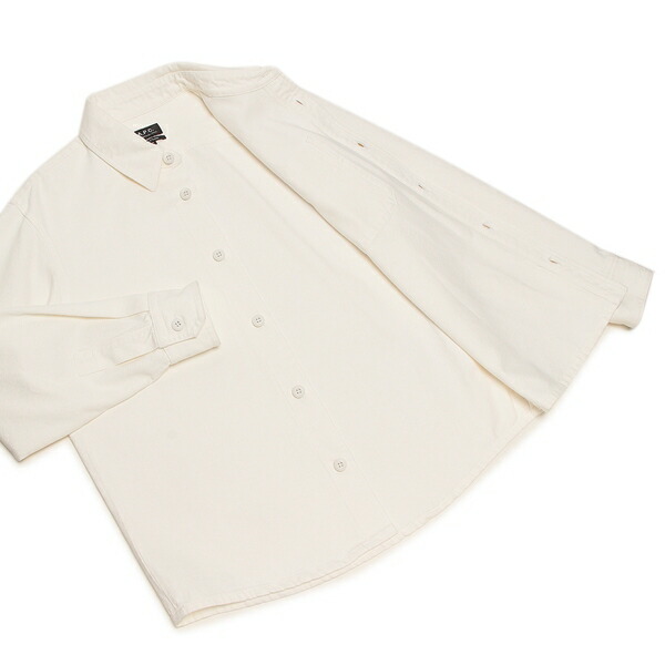 楽天市場】アーペーセー シャツ ブラウス オーバーシャツ ホワイト