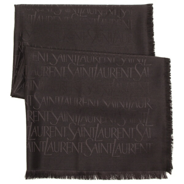 楽天市場】サンローランパリ スカーフ バンダナ ショール グレー