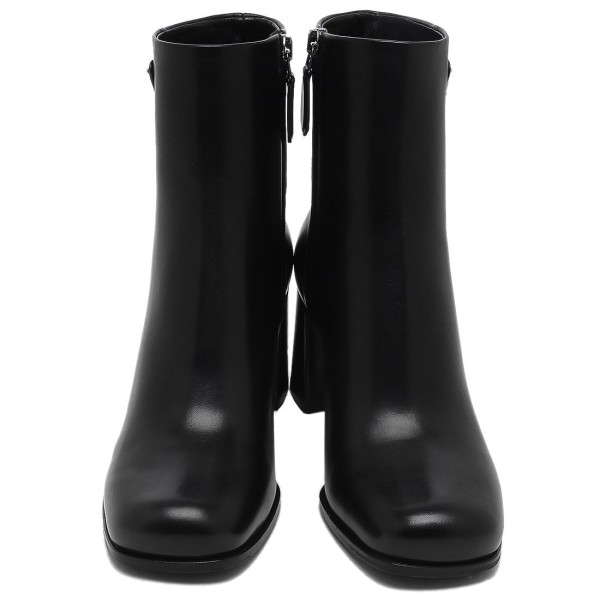楽天市場】プラダ ブーツ トライアングルロゴ ブラック レディース