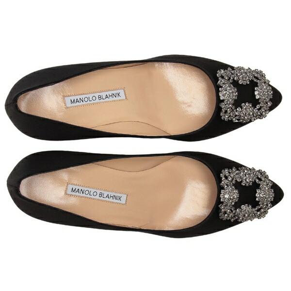 楽天市場】マノロブラニク パンプス ハンギシ ジュエルバックル