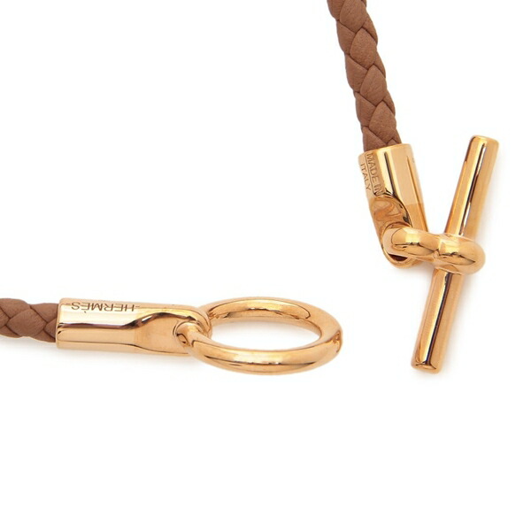 楽天市場】エルメス ブレスレット バングル グレナン ゴールド ピンク