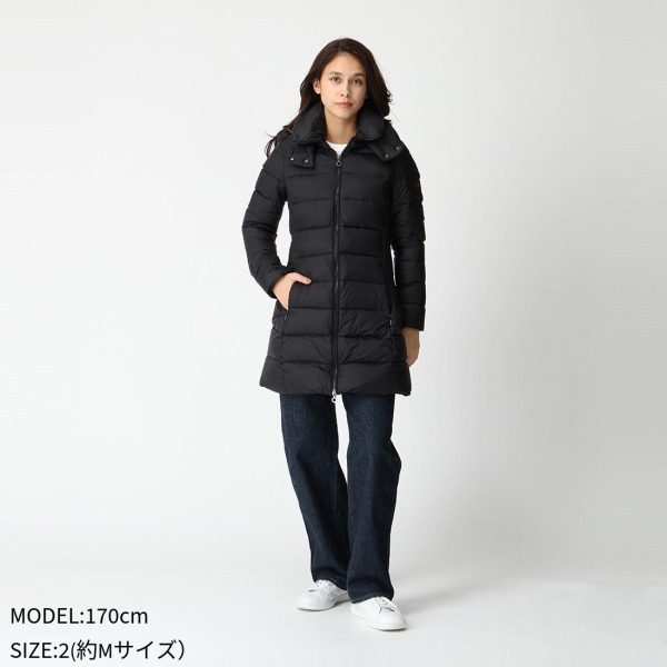 楽天市場】タトラス ダウンジャケット コート ポリテアマ ブラック