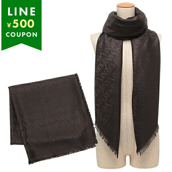 楽天市場】サンローランパリ スカーフ バンダナ ショール グレー