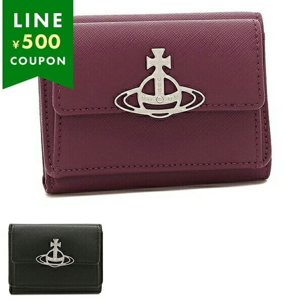 楽天市場】ヴィヴィアンウエストウッド 三つ折り財布 サフィアーノ