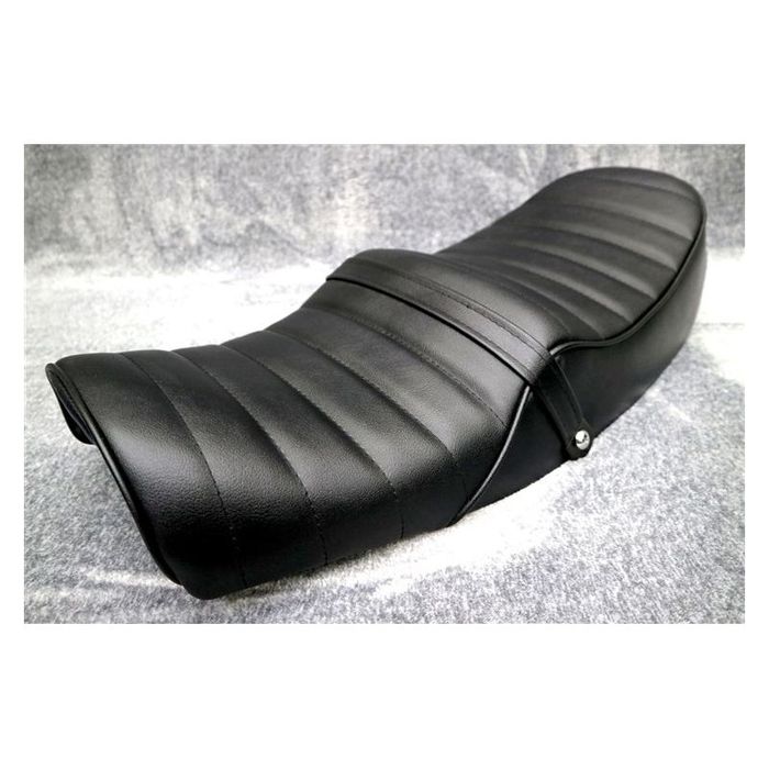 楽天市場】旧 CB400F 黒 皮 タックロール シート : カスタム