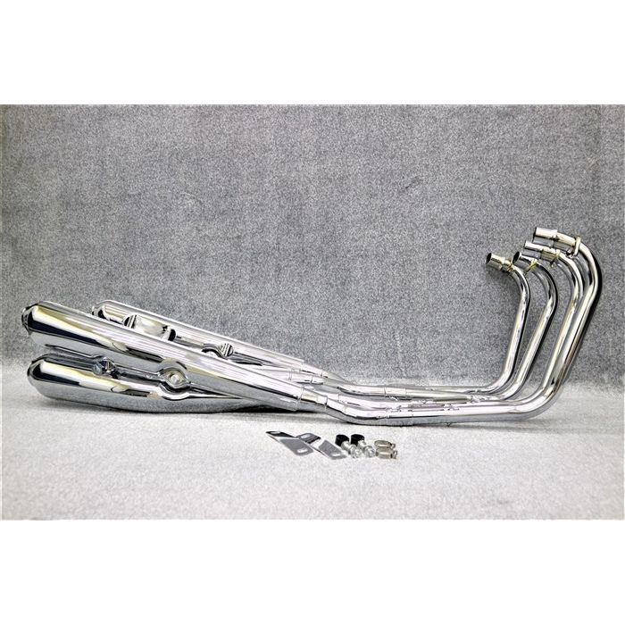 楽天市場】ゼファー400 4本出し マフラー メッキ : カスタムパーツ DJ