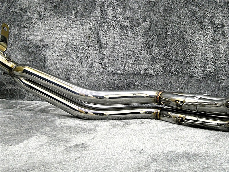 楽天市場】CBX400F 豪42.7πガニマタマフラー ステンレスER アウター/ 4