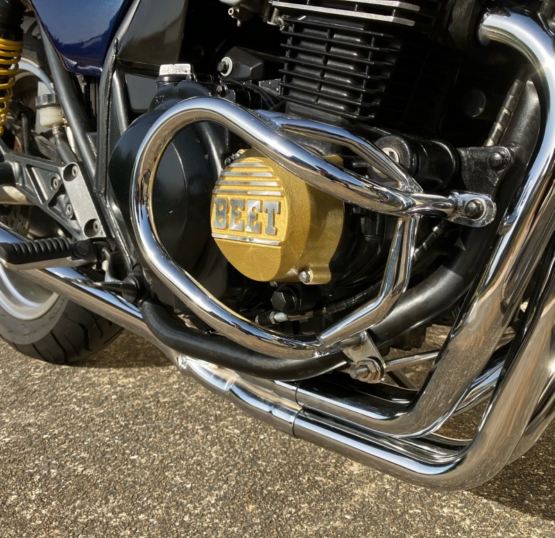 楽天市場】ZRX400 カスタム エンジンガード メッキ / ZR400E ZRX2