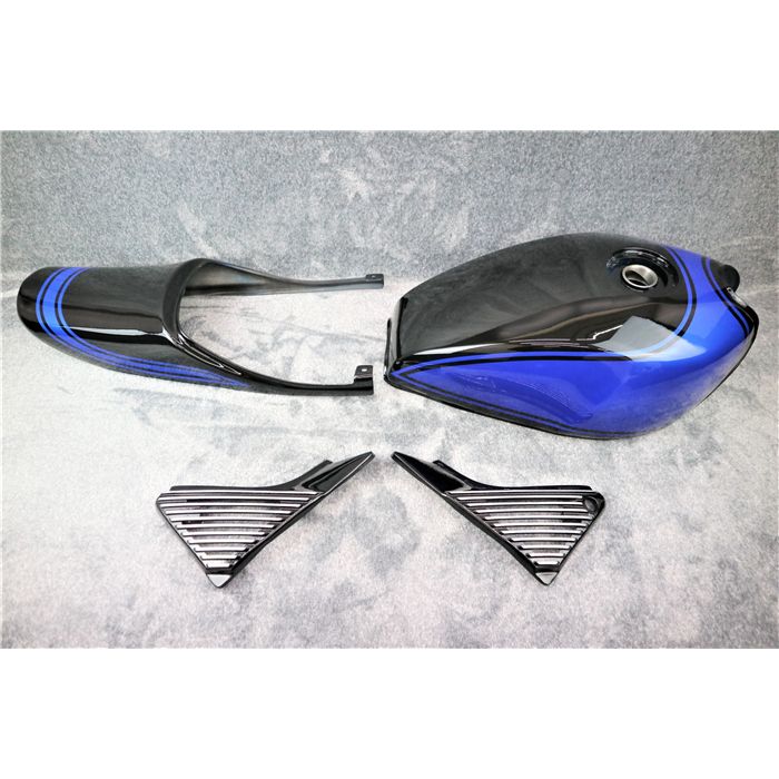 楽天市場】ゼファー400 外装セット 黒 青 : カスタムパーツ DJ