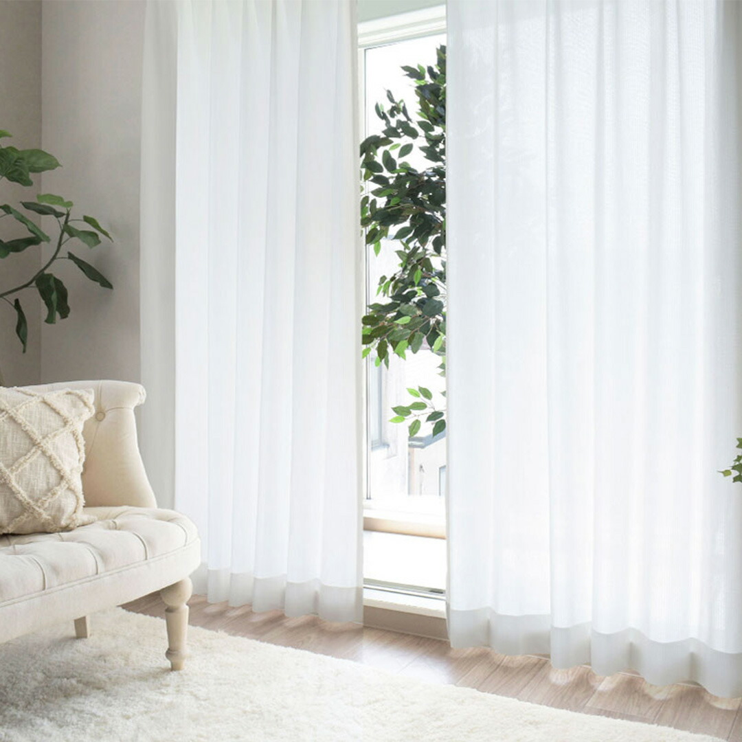 楽天市場】レースカーテン ミエーヌプラス オーダー ミラー 夜も見え