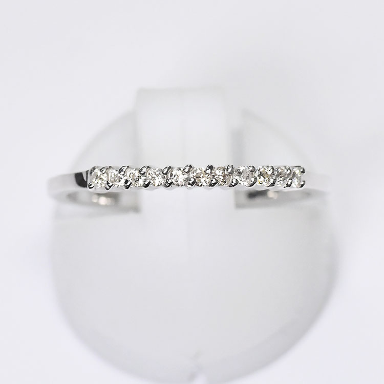 楽天市場】【侍ダイヤモンド】ダイヤモンド0.1ct エタニティリング H&C