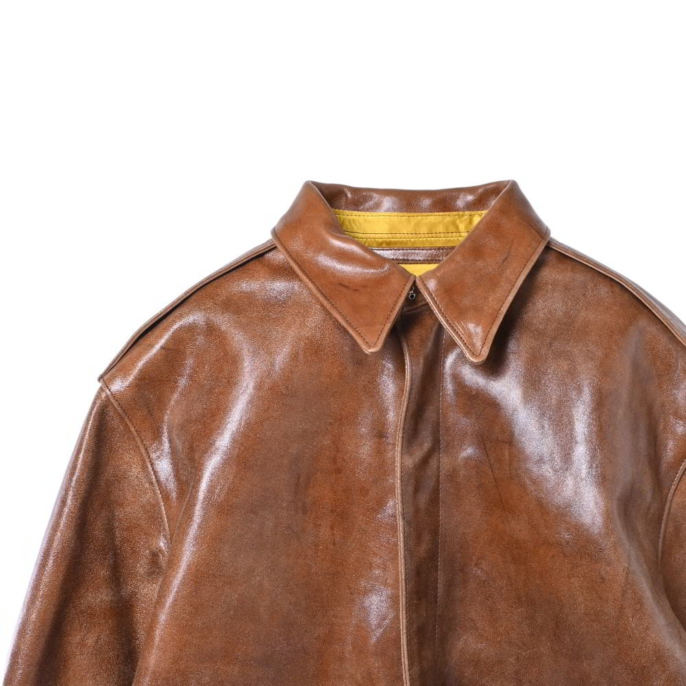 楽天市場】The REAL McCOY'S TYPE A-2 柿渋染め ホースハイド レザー