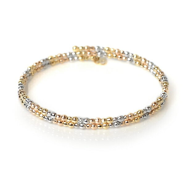 楽天市場】k18 ブレスレット レディース 18金 バングル ミラーボール