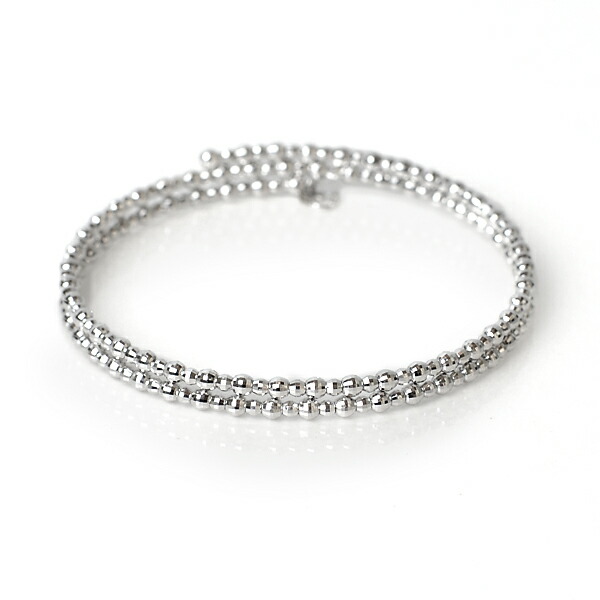 楽天市場】k18 ブレスレット レディース 18金 バングル ミラーボール