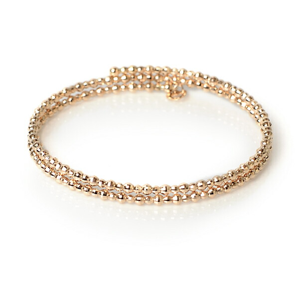 楽天市場】k18 ブレスレット レディース 18金 バングル ミラーボール