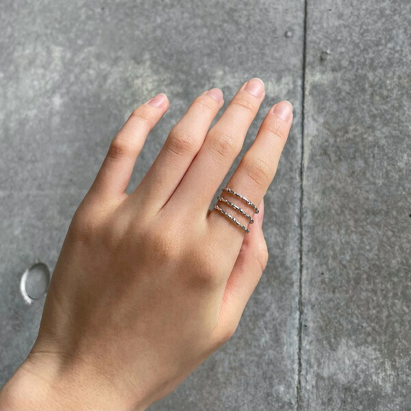 楽天市場】18金 リング 形状記憶 K18 指輪 フリーサイズ ミラーボール