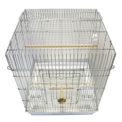 楽天市場】鳥かご HOEI 465オカメステンレス ホワイト （46