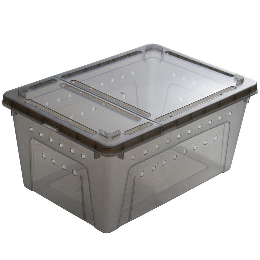 楽天市場】爬虫類ケージ ブリードボックス Lサイズ ブラック 32