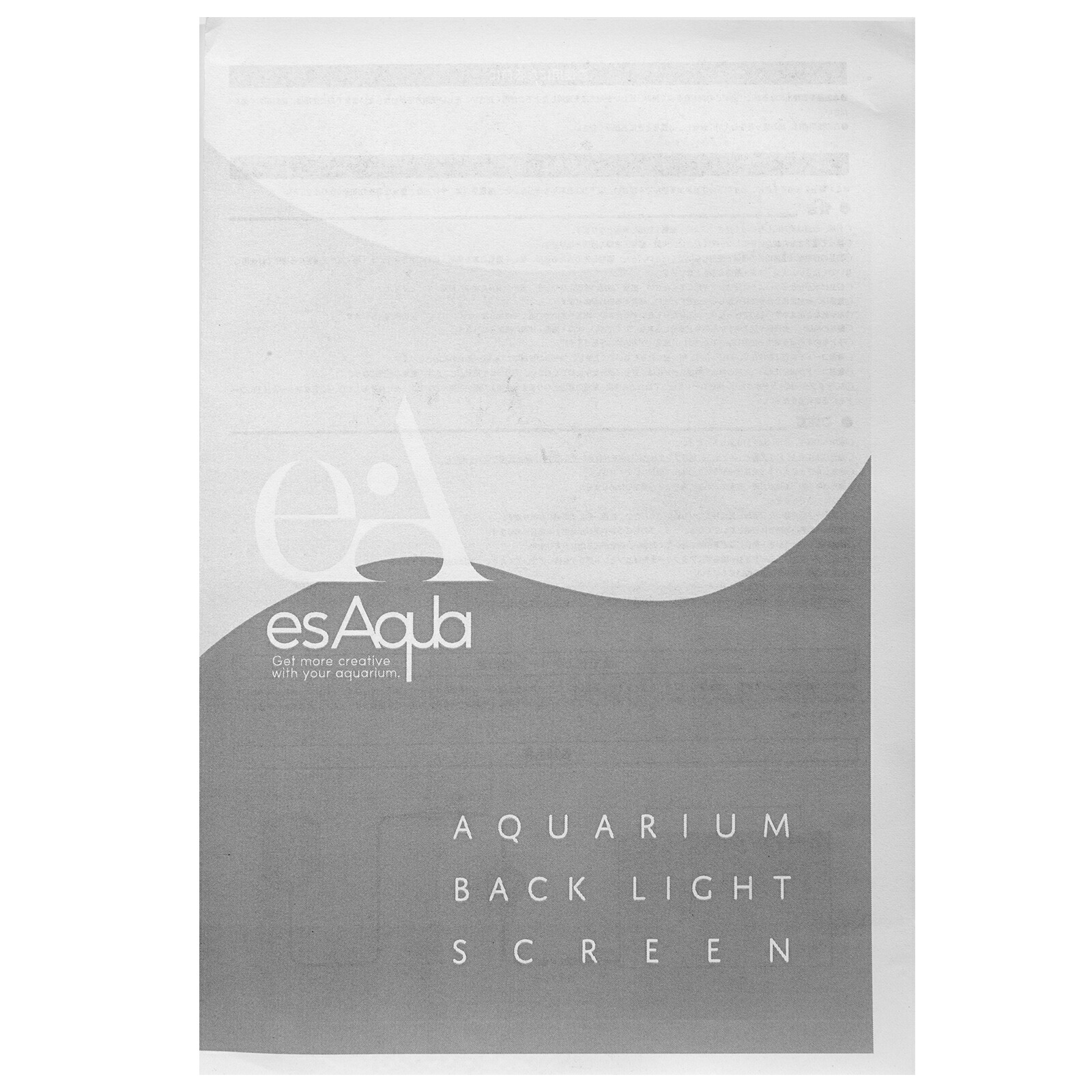 楽天市場】esAqua 水槽LED バックスクリーン 90×45cm