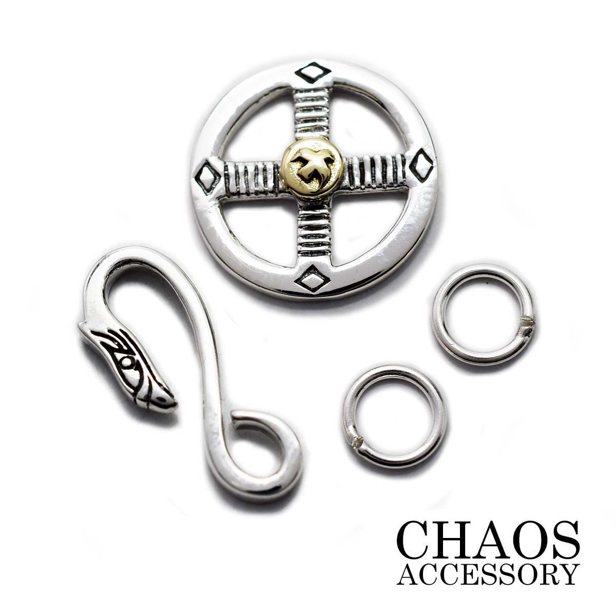 楽天市場】【丸カン2個付き♪】メディスンホイール イーグルフック