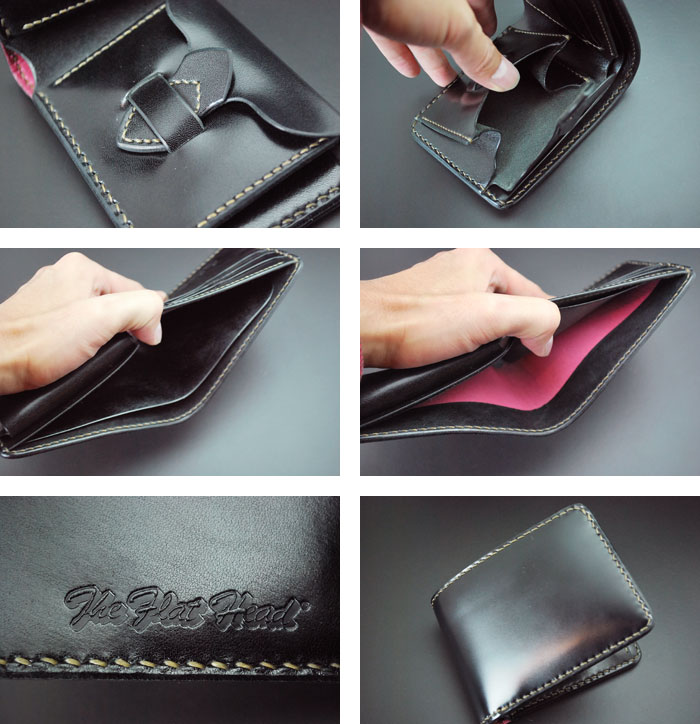 楽天市場】【THE FLAT HEAD 正規取扱店】【小銭差し込み式】二つ折り