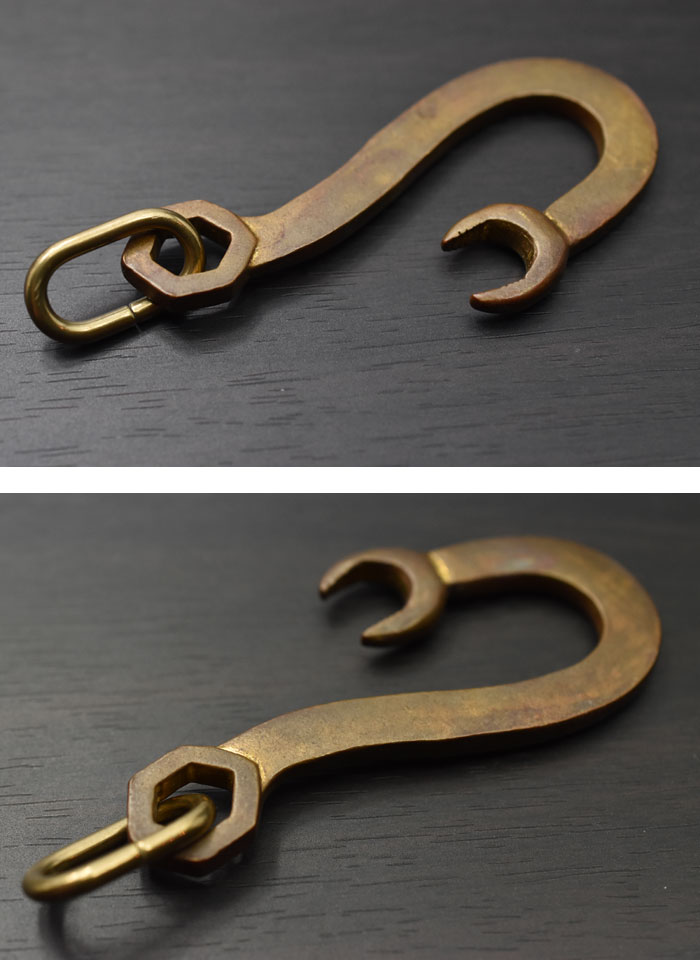 楽天市場】【NEW DESIGN!!】≪真鍮製 ブラス スパナ キーフック