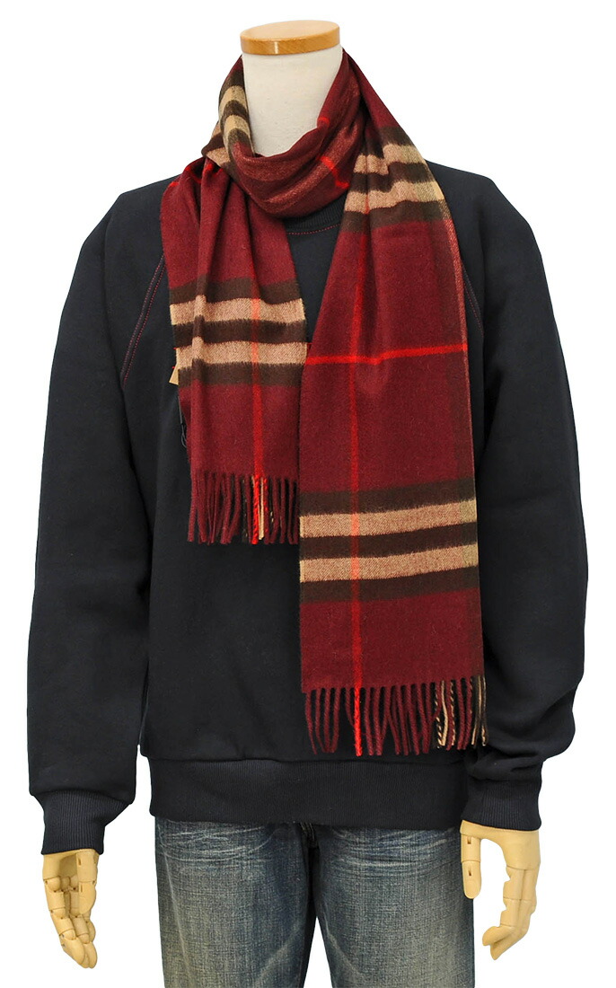 楽天市場】BURBERRYバーバリーマフラーカシミヤ 100% マフラーBURBERRY